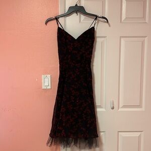 Charlotte Russe Black and Red Holiday Dress